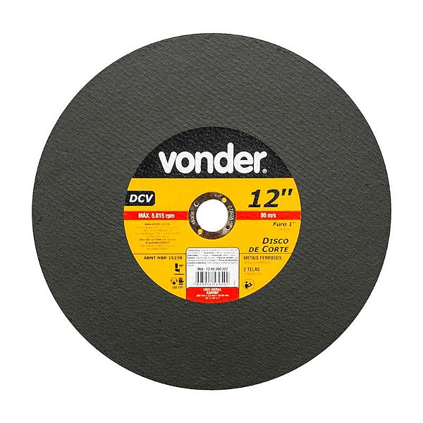 DISCO DE CORTE 300 MM X 3,2 MM X 25,4 MM DCV VONDER