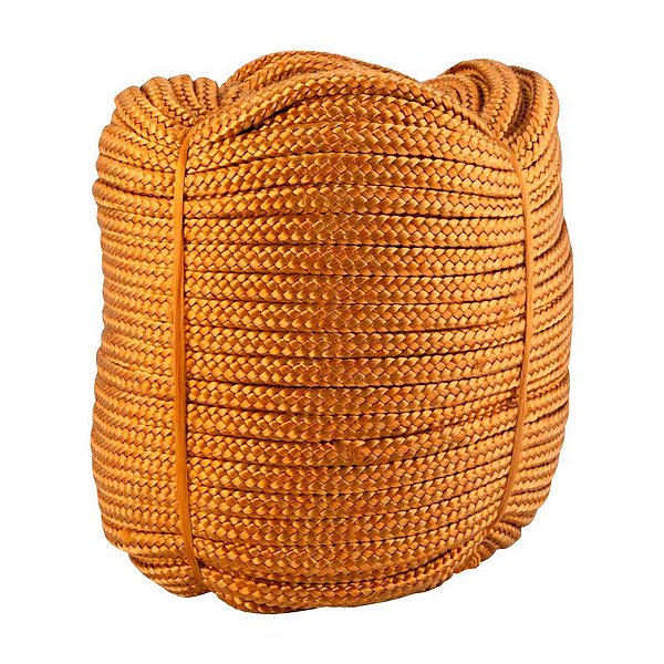 CORDA CAMINHONEIRO TRANÇADA 12MM X 81M OURO VONDER