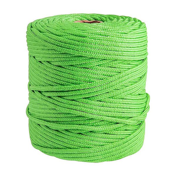 CORDA CAMINHONEIRO TRANÇADA 6MM X 180M VERDE VONDER