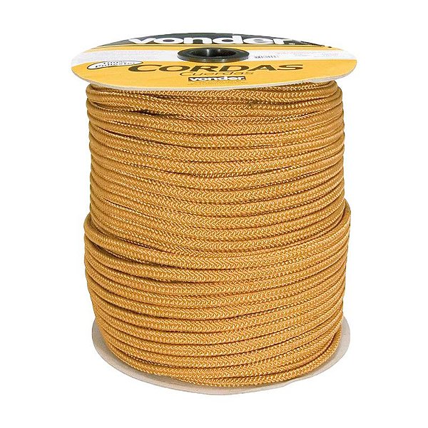 CORDA CAMINHONEIRO TRANÇADA 10MM X 147M OURO VONDER
