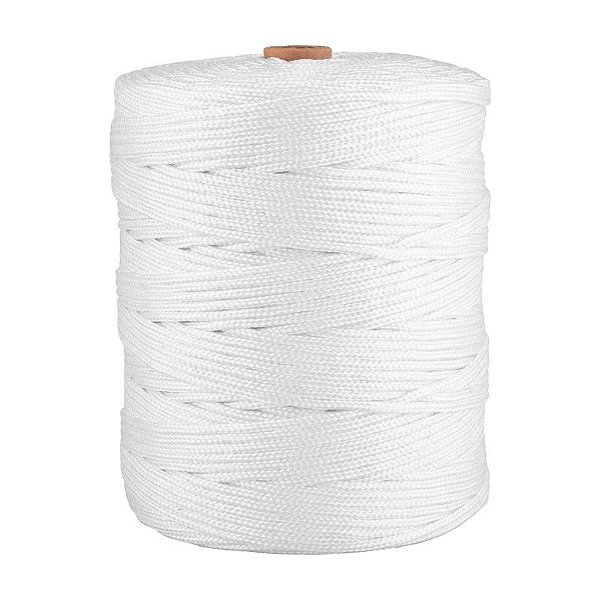 CORDA MULTIFILAMENTO TRANÇADA 5,0MM X 356M BRANCA VONDER