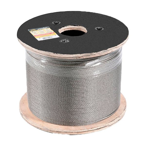 CABO DE AÇO VONDER INOX 6X7 50M 4,76 mm 3/16”