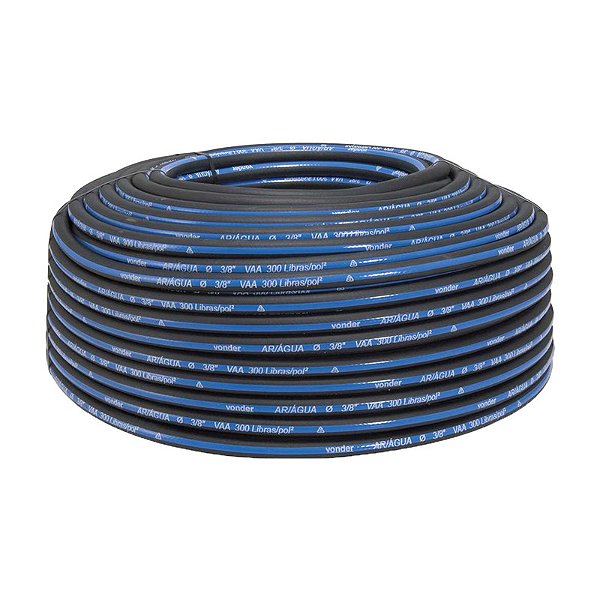 MANGUEIRA PARA AR/ÁGUA 300LBF/POL² 3/8" 9,5MM VONDER