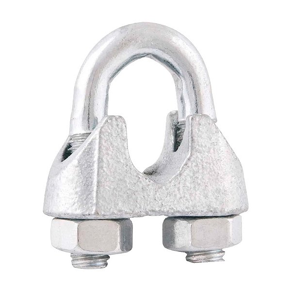 CLIPS PARA CABO DE AÇO 1/2" 12,70MM 200 PEÇAS VONDER