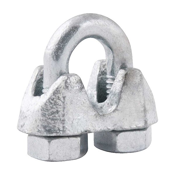 CLIPS PARA CABO DE AÇO 1/8" 3,18MM 50 PEÇAS VONDER