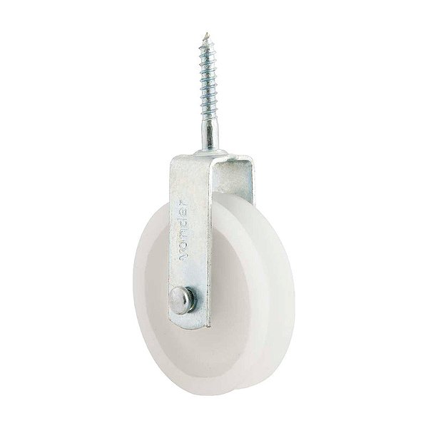 ROLDANA PLÁSTICA 4CM COM PARAFUSO 15KG VONDER