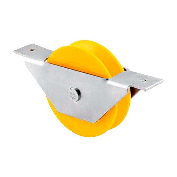 ROLDANA PARA PORTÃO 2.1/2" TIPO V NYLON CAIXA ABERTA VONDER