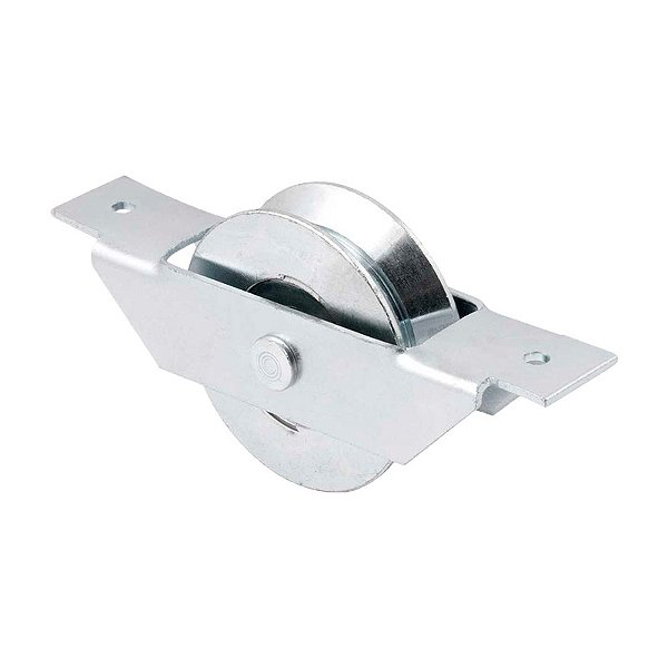 ROLDANA PORTÃO 2.1/2" TIPO V AÇO ZINCADO REBITE CX ABERTA VD