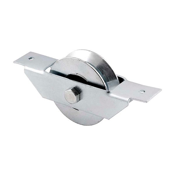 ROLDANA PORTÃO 2.1/2" TIPO V AÇO ZINCADO PARAF. CX ABERTA VD
