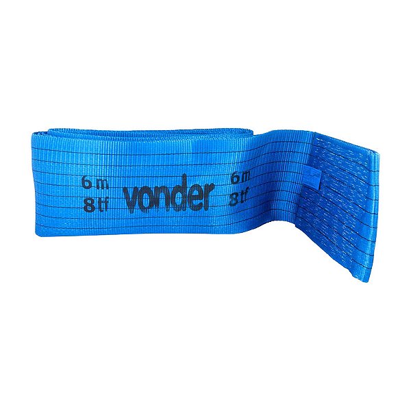 CINTA PLANA SEM FIM TIPO ANEL ELEVAÇÃO CARGA 6,0M 8TF VONDER