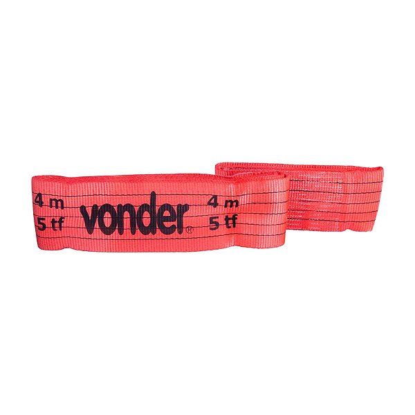 CINTA PLANA SEM FIM TIPO ANEL ELEVAÇÃO CARGA 4,0M 5TF VONDER