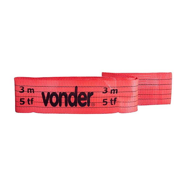 CINTA PLANA SEM FIM TIPO ANEL ELEVAÇÃO CARGA 3,0M 5TF VONDER