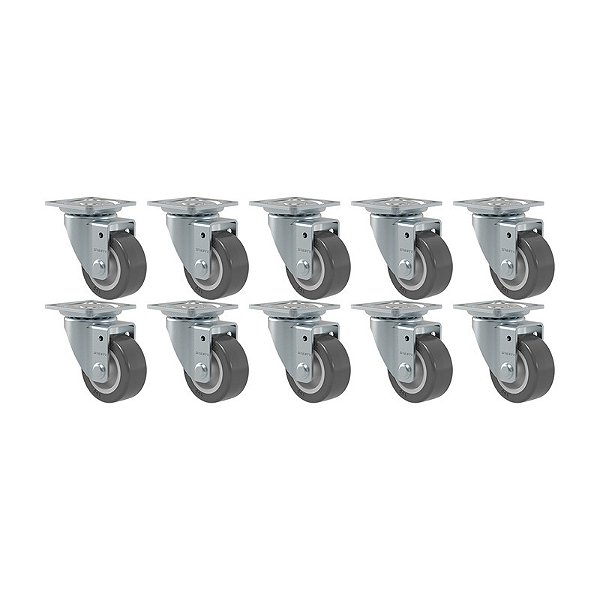 KIT 10 RODÍZIO GIRATÓRIO GLAP 1.58 BP SM 35KG SCHIOPPA