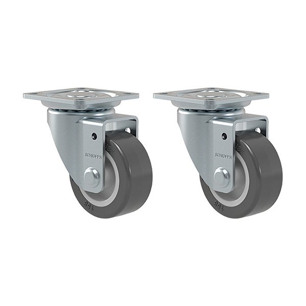KIT 2 RODÍZIO GIRATÓRIO GLAP 1.58 BP SM 35KG SCHIOPPA
