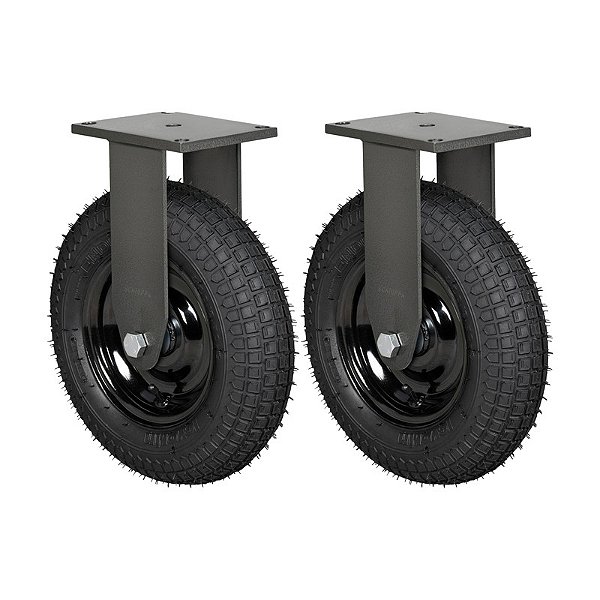 KIT 2 RODÍZIO FIXO PNEUMÁTICO FPCX 3258 PCE 200KG