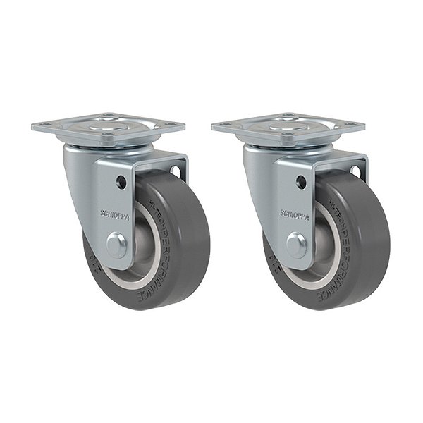 KIT 2 RODÍZIO GIRATÓRIO GLAP 210 BP 40KG SM SCHIOPPA