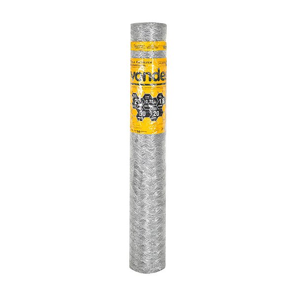 TELA METÁLICA HEXAGONAL GALINHEIRO 1,8X50M BWG 22 VONDER