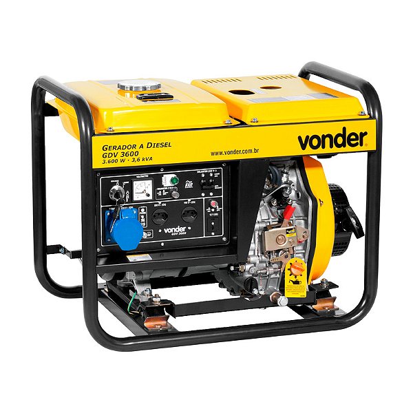 GERADOR A DIESEL GDV 3600 110V/220V VONDER