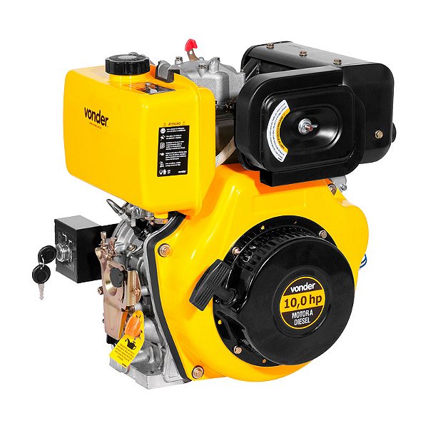 MOTOR A DIESEL 10HP PARTIDA ELÉTRICA E MANUAL VONDER