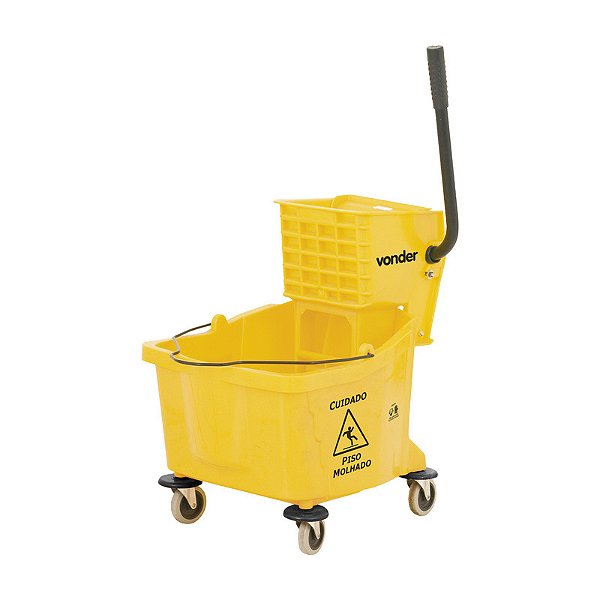 CARRO BALDE PLÁSTICO LIMPEZA C/ESPREMEDOR 32L BEV3200 VONDER