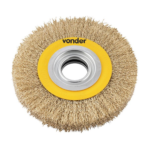 ESCOVA CIRCULAR 6" X 1" COM BUCHA DE REDUÇÃO VONDER
