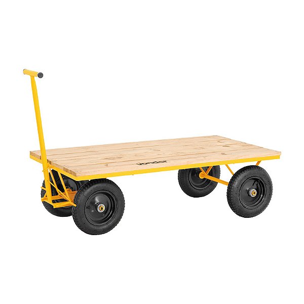 CARRINHO PLATAFORMA DE MADEIRA 600KG DESMONTADO VONDER