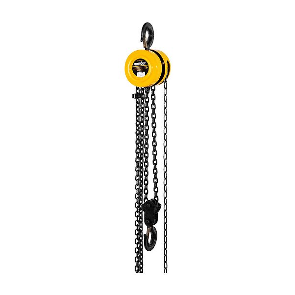 TALHA MANUAL 3,0 TONELADA ELEVAÇÃO 3,0 M VONDER