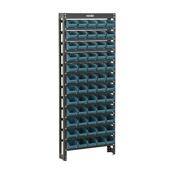 ESTANTE PRATELEIRA GAVETEIRA AZUL 150 KG METÁLICA Nº 3 60/3