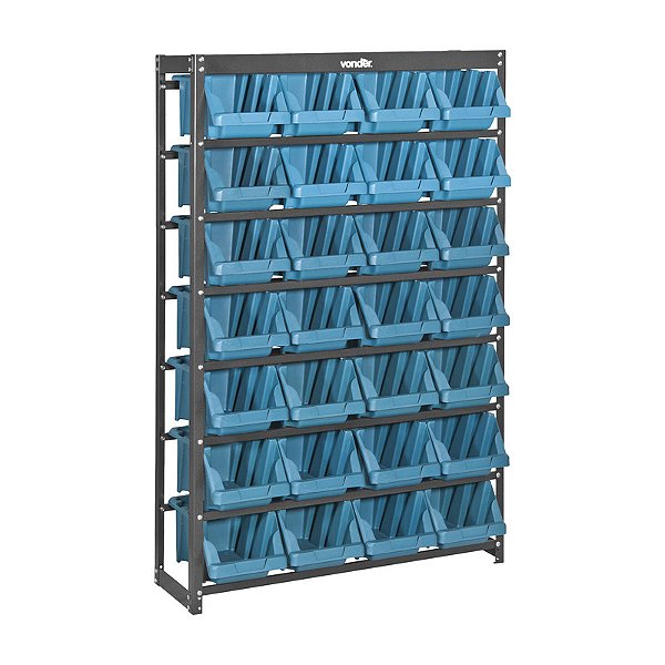 ESTANTE PRATELEIRA GAVETEIRA AZUL150 KG METÁLICA Nº 7 28/7