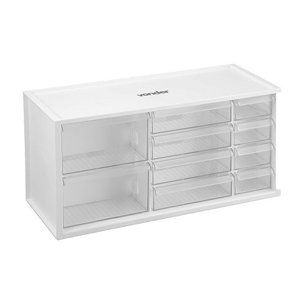 ORGANIZADOR PLÁSTICO 10 GAVETAS OPV 0378 VONDER