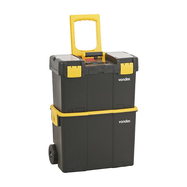 CAIXA PLÁSTICA PARA FERRAMENTAS C/ RODAS CRV 0300 VONDER