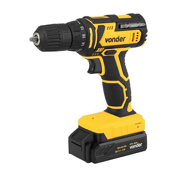 PARAFUSADEIRA FURADEIRA BATERIA 20V PFV020 BIVOLT VONDER