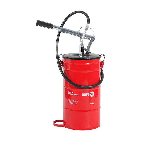 BOMBA MANUAL PARA GRAXA COM RESERVATÓRIO 14KG NOVE54