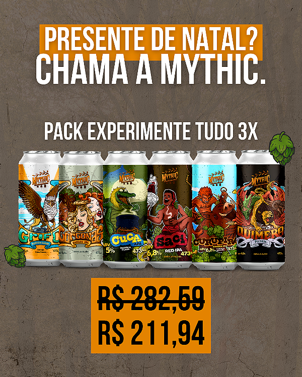 Presente de Natal - Experimente 3x