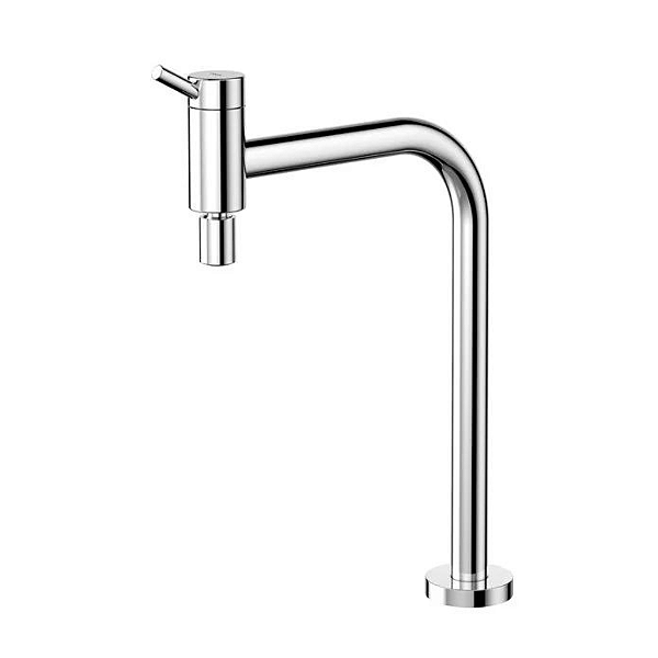 Torneira Para Cozinha Docol Lóggica 90º Bica Móvel 1138106 De Mesa Cromada