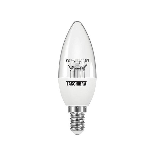 Lâmpada Led Vela 3W Clara TVL Taschibra E14/E27 Bivolt