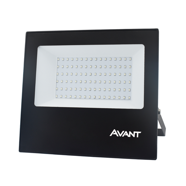 Refletor Led Avant 100W Slim 6500K IP65 Externo Preto Bivolt