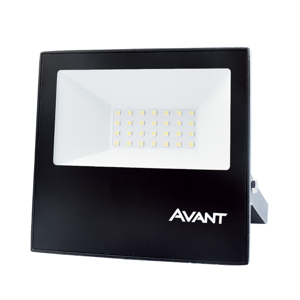 Refletor Led Avant 30W Slim Externo 6500K Preto Bivolt