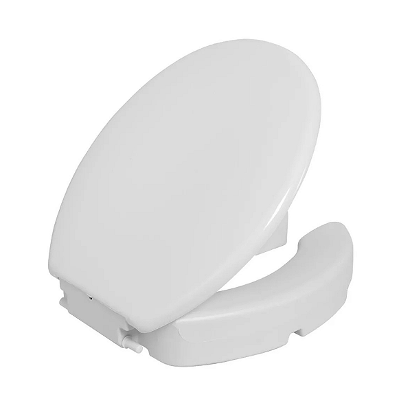 Assento Vaso Sanitário Elevação 7cm Branco Astra