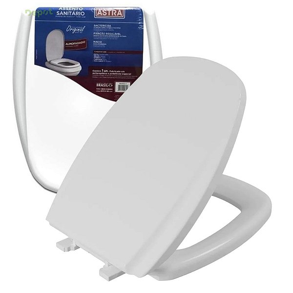 Assento Sanitário Monte Carlo Deca Almofadado Astra