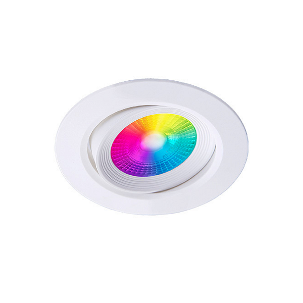 Spot De Led Embutir 5W Rgb Redondo Dicróica Smart Taschibra