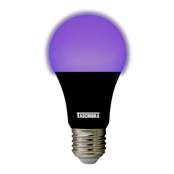 Lâmpada Led Luz Negra Bulbo 7w Bocal E27 Taschibra