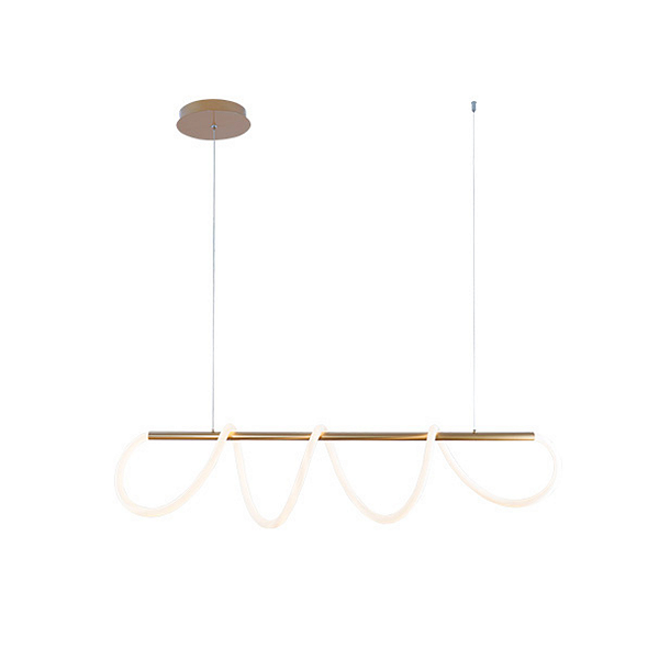 Lustre Pendente Led Zurique 40W Ouro Fosco 3000K Taschibra