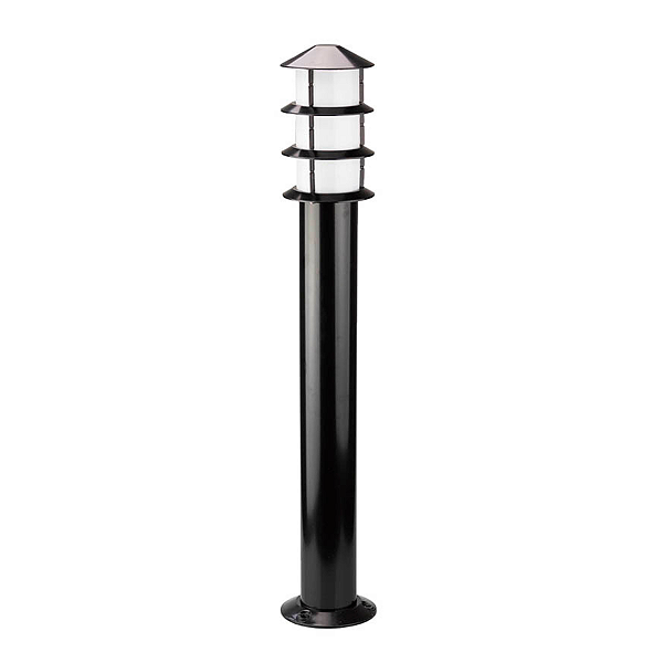Poste Balizador Oriental Externo 75cm Preto Alumínio Germany