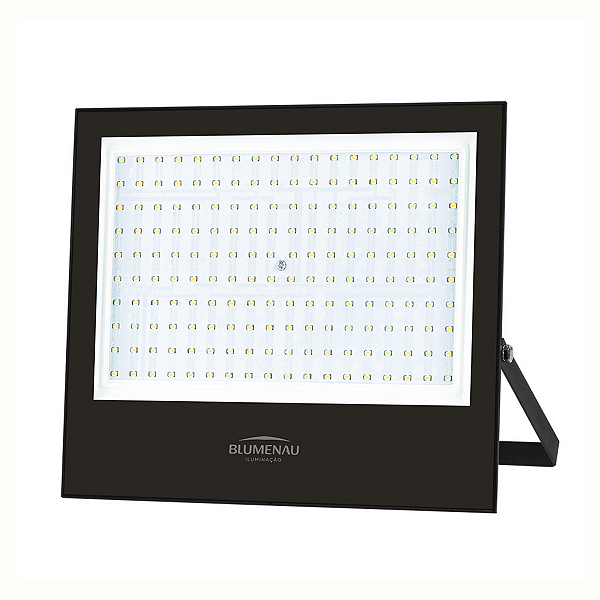 Refletor Led 300w Holofote Externo Ip66 Slim Luz Fria 6500k Blumenau