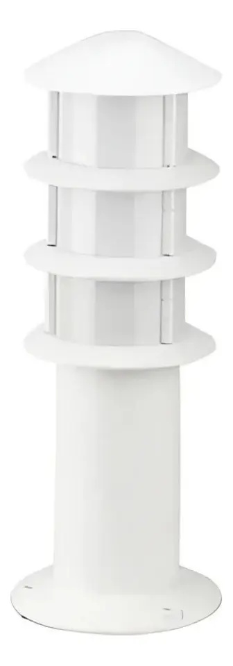 Poste Balizador Oriental Externo 35cm Branco Alumínio Germany