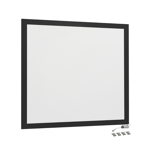 Painel de Led 40W 62x62cm Quadrado Embutir Modular Preto Bivolt Blumenau