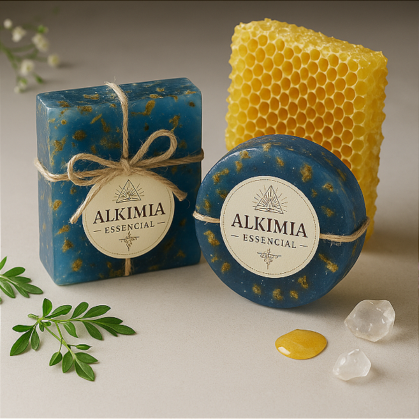 Sabonete Energético Anil & Mel Balance Ativado com Radiestesia e Reiki Equilíbrio Espiritual