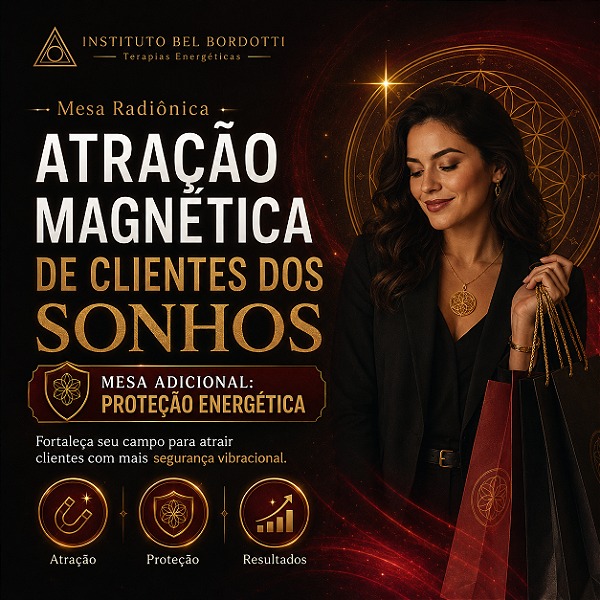 Mesa Radiônica Atração Magnética de Clientes dos Sonhos Versão 2.0 + Proteção