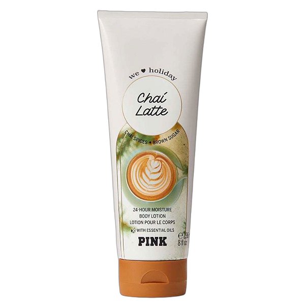 PINK VICTORIA'S SECRET - BODY LOTION - CHAÍ LATTE